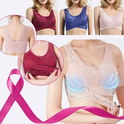 front zipper lace bra