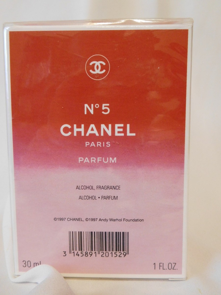 CHANEL No.5 Parfum/Perfume Andy Warhol 1997 Limited Collectible