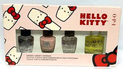 OPI Mini Treatment - HELLO KITTY -Care Package Rapid Dry/Nail Envy/ProSpa x1/8oz
