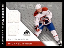 2007-08 SP Game Used Authentic Fabrics #AFRY Michael Ryder Montreal Canadiens