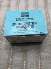 New GC Electronics Lighted Precision Panel Meter 20-1010 0-50 microampres d.c.