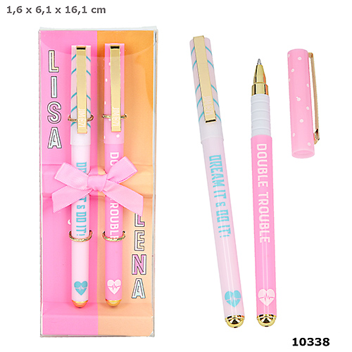 J1M071 - Lisa & Lena - 2 x Set penne a sfera