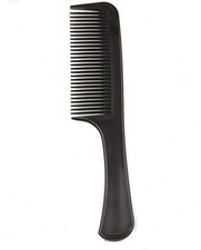Shampoo Comb Black Large Medium Wide Tooth Detangling Hair Comb With Handle