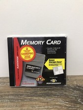 Performance Sony PlayStation 1 Memory Card Case Holder 3Memory Cards