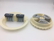 Adjustable Merchandise Vending Wheel Set Oak Eagle A&A Candy Nut Chicle Gum