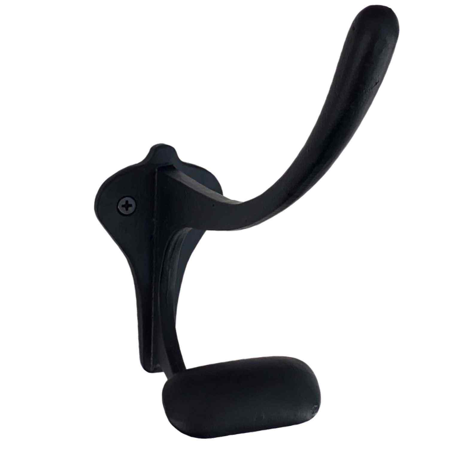 Set of Four French Country Cast Iron Wall Hooks