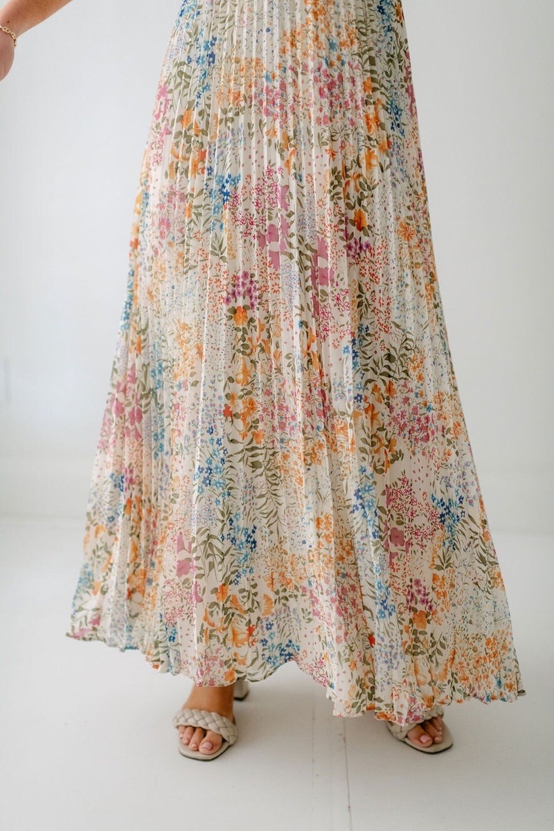 lucy paris rose pleated dress Lucy Paris