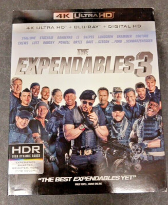 The Expendables 3 Blu-ray DVD 2014 Sylvester Stallone Mel Gibson Harrison Ford