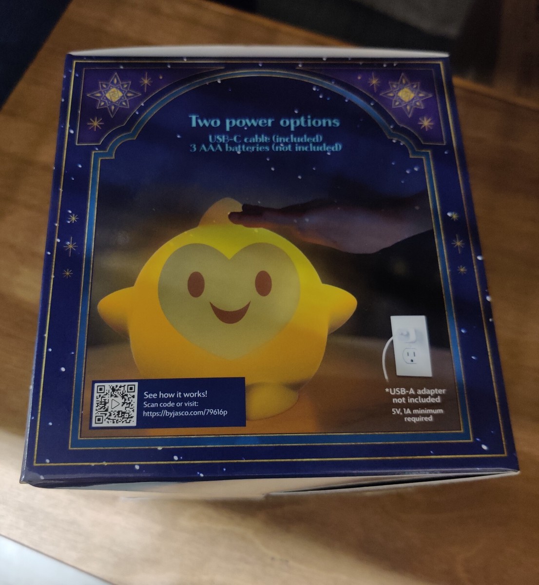 Disney Wish Star Dimmable LED Squishy Tabletop Night Light