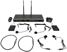 Chord Nu20 Dual Uhf Beltpack System With Neckband + Lavalier Mic