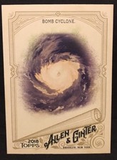 2018 Topps Allen & Ginter Weather Phenomenon Insert Cards Lot You Pick