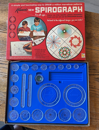 SPIROGRAPH Set KENNERS 1967 #401 Drawing retro vintage - Picture 2 of 6