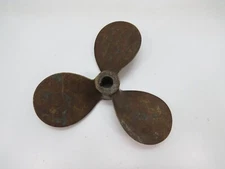 12LH9 BRONZE PROP 1 INCH BORE PROPELLER BOAT SHIP DECOR  (E4A874C)