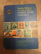 VINTAGE 1968 PART ONE STANLEY GIBBONS POSTAGE STAMP CATALOGUE BOOK