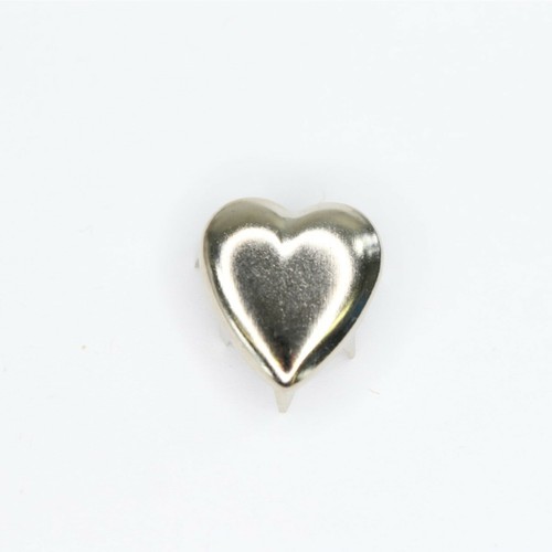 Metal Heart Studs or Embellishments for Steampunk Art Jewelry of clothing - WH42 - Picture 2 of 3