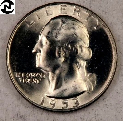 1953-S Washington Quarter ~ Gem BU ~ 90% Silver ~ 1 Coin