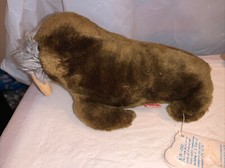 Dakin Wilhelm Walrus w/tag Plush Stuffed Animal Bean Bags 1975 Vintage