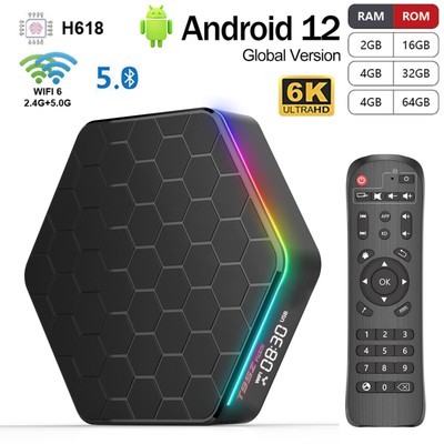 T95Z Plus 6K Android 12.0 TV BOX Quad-core HDR10 WiFi6 BT5.0 Media Player J8Q1