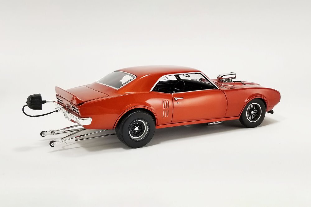 ACME 1968 Pontiac Firebird ミニカー 1968 Pontiac Firebird, Orange - Acme A1805217 - 1/18 Scale