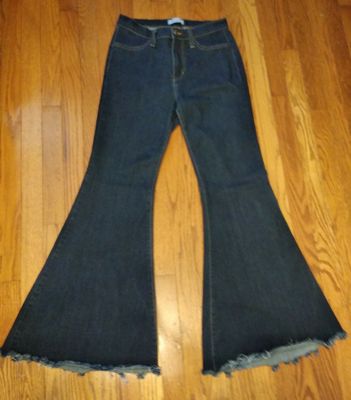 Judy Blue Flare Bell Bottom Jeans Women's 9/29 Stretch Dark Wash High Rise Jeans
