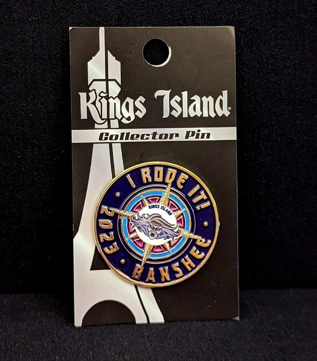 Kings Island 2023 Banshee I Rode It! Pin | eBay