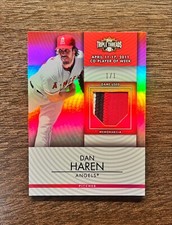 2012 Topps Triple Threads Dan Haren Game-Used Patch 1/1 TTUR-11 LA Angels Relic