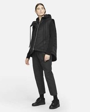 $600 Nike Esc Filled Vest Every Stitch Considered Black Made In Italy Women's M