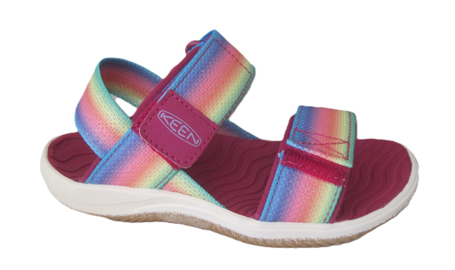 Sandali con cinturino posteriore Keen Elle arcobaleno taglia 25 26 *NUOVI *