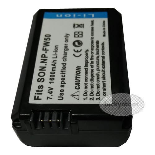 Liion NP-FW50 Battery Or Charger for Sony A7RII A7SII A7S A7S2 A7R A7R2 A55 RX10 - Picture 8 of 37