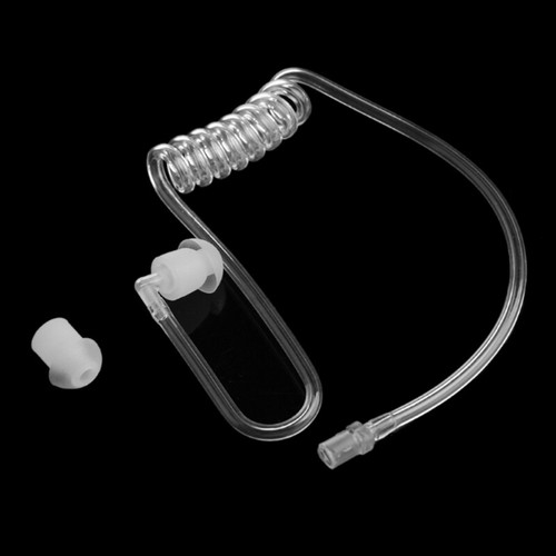 Spring Air Tube Walkie Talkie Earphone Coil Acoustic Air Tube Earplug Replace - Zdjęcie 8 z 10