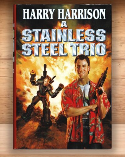 A Stainless Steel Trio - Harry Harrison - Hardcover DJ 1st Thus 2002 - 第 1/2 張圖片