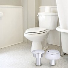 Bouton poussoir de toilette chrom?? convivial chasse d'eau pour citerne Siamp St