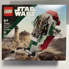 NEW LEGO Star Wars Boba Fett's Starship Microfighter Building Set 75344 (85 Pcs)