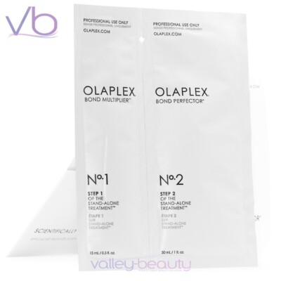OLAPLEX Step 1 and 2, Single Use Professional System Bond