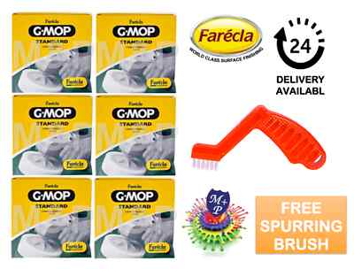 Farecla G Mop SGM14 - 150mm Compoundierung SGM 14 x 6 (sechs) + GRATIS Spornbürste