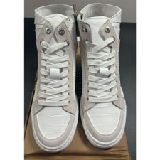 Zadig  Voltaire NIB Keith High Top Sneaker in Blanc Size EU 38/ 7 MSRP 458