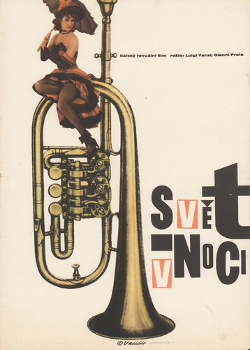 World by Night 1964 Czech A3 Poster