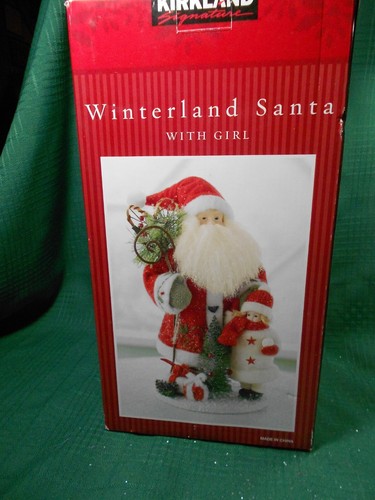 Kirkland Signature Winterland Santa With Girl - Picture 9 of 10