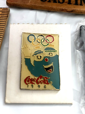 US OLYMPICS 1996 COCA COLA ATLANTA PIN VINTAGE