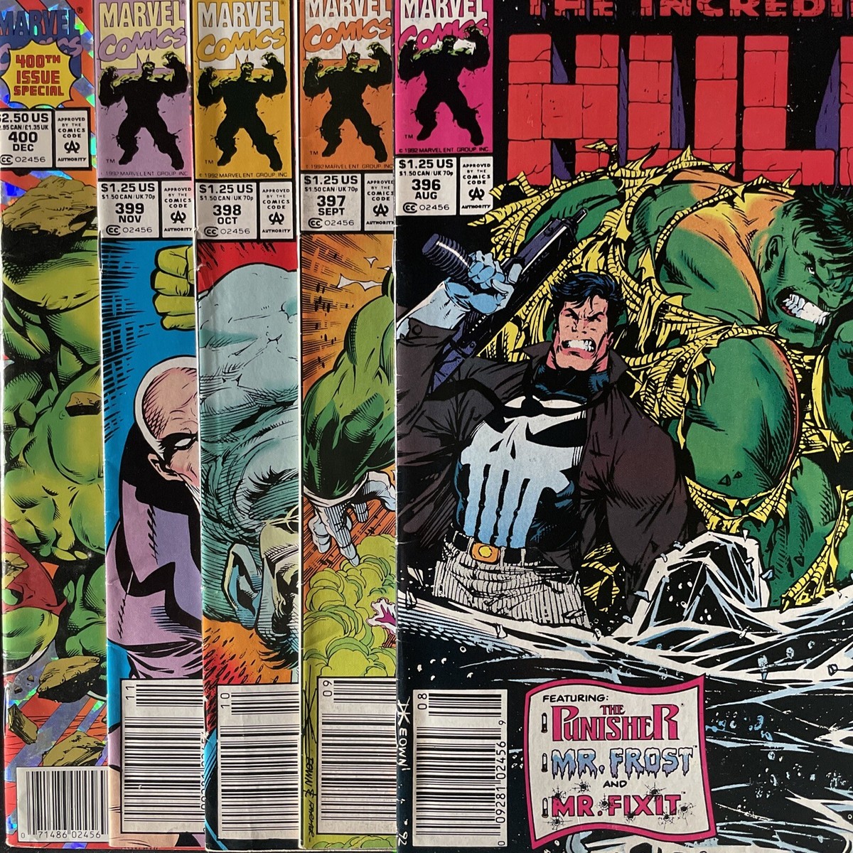 Incredible Hulk #396 397 398 399 & 400 (Marvel) Lot Of 5 Comics