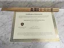 Earth Wind & Fire John Paris Concert Used Vic Firth Drum Sticks w/ COA
