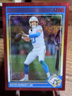 2024 Panini Score Football Dots Red Justin Herbert #163