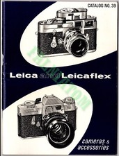 Vintage Leica and Leicaflex Cameras  Accessories Catalog No 39 - 1966