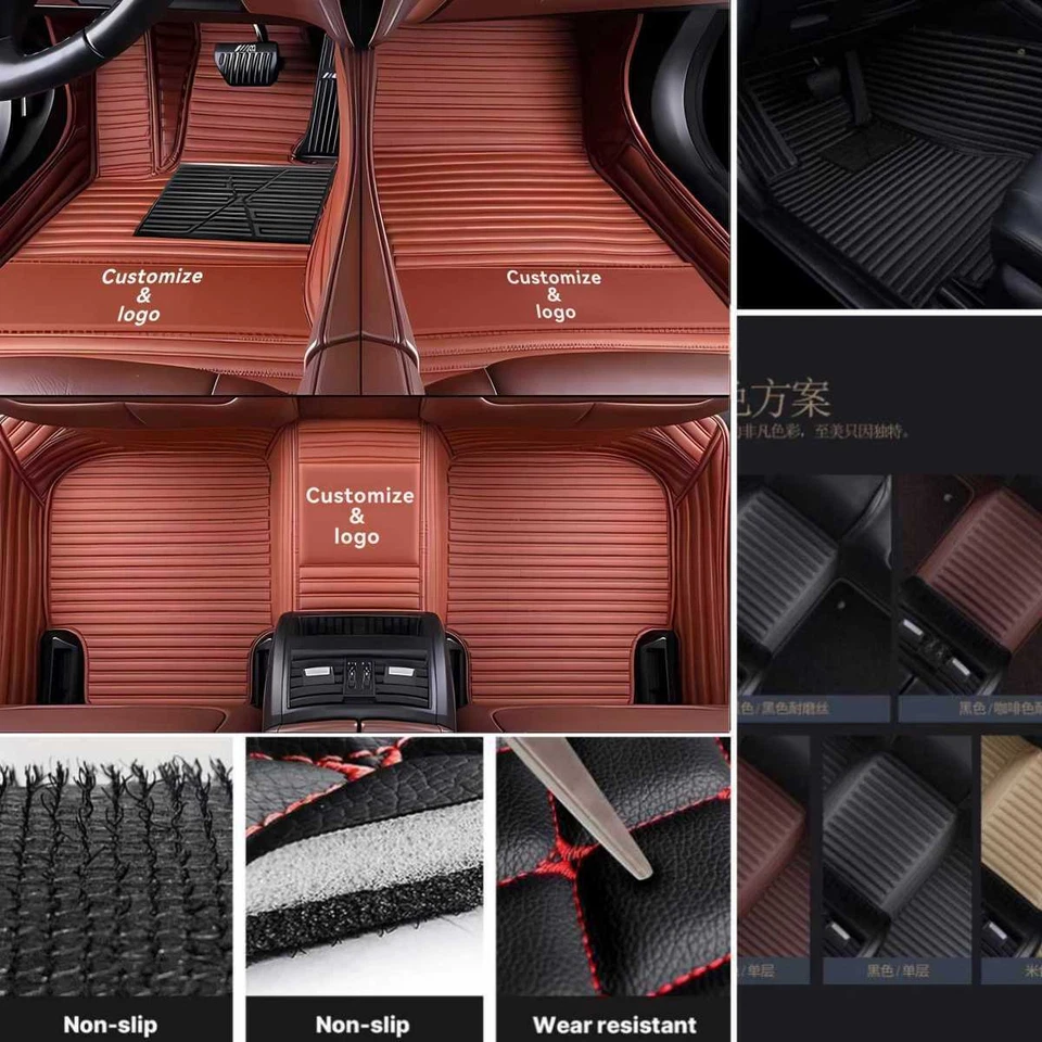 For Lincoln Town Car 1998-2011 Car Floor Mats Carpet Custom Waterproof Handmade - Изображение 2 из 4