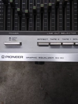 Pioneer SG-90 Stéréo Égalisateur 1983-86 Vintage Testé Fontionne
