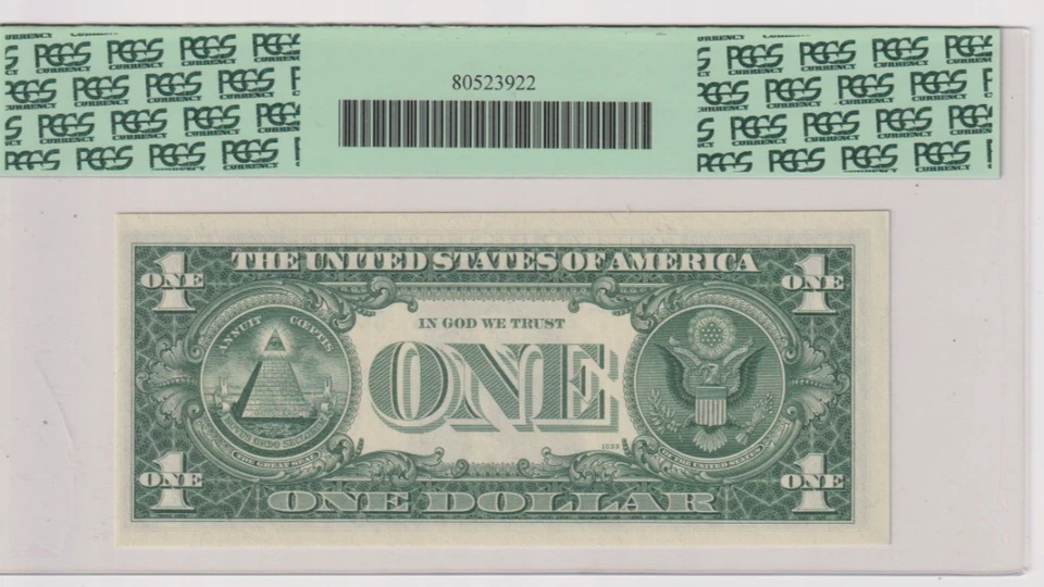 RARE 1969-A LATE ERROR Fr 1903-C* 1969 $1 FRN C05621125* PCGS 63PPQ PHILADELPHIA - Image 3 of 3