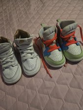 2 pairs Nike Air Jordan Toodler Hightops Size 8c