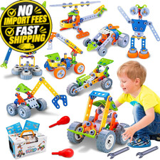 10 in 1 STEM Toys for 4 5 6 7 8 6 inches x 10 x 5 inches, Multicolor