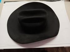 Stetson Black Western Hat Size 7 Style SF04750740 Stry-R