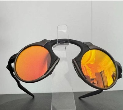 Oakley Vintage X-Metal Madman OO6019 Dark Carbon Ruby Iridium Polarized Sunglass